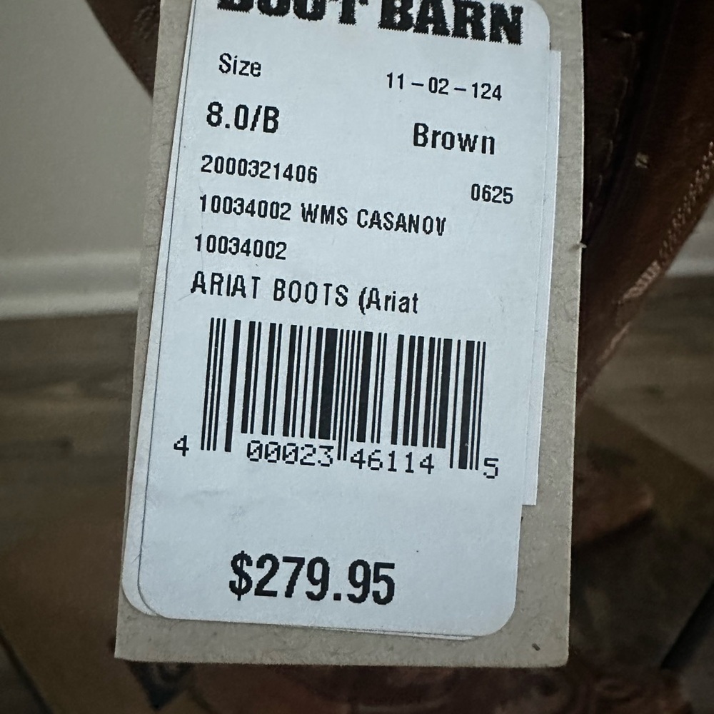 Ariat Brown Heeled Boots - Picture 9 of 14